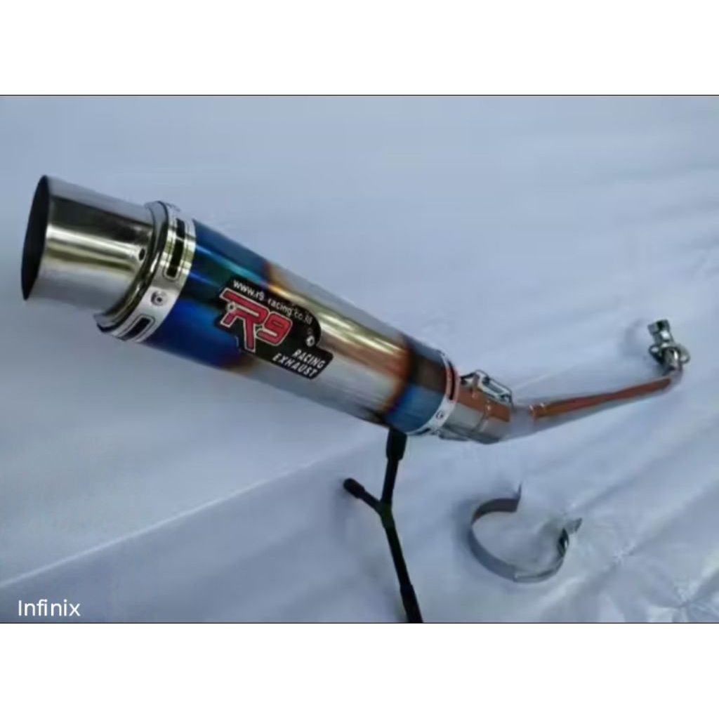 Knalpot Racing R9 Exhaust terjangkau, untuk motor Supra X lama, Supra x 125, Supra fit, Revo fit, Re