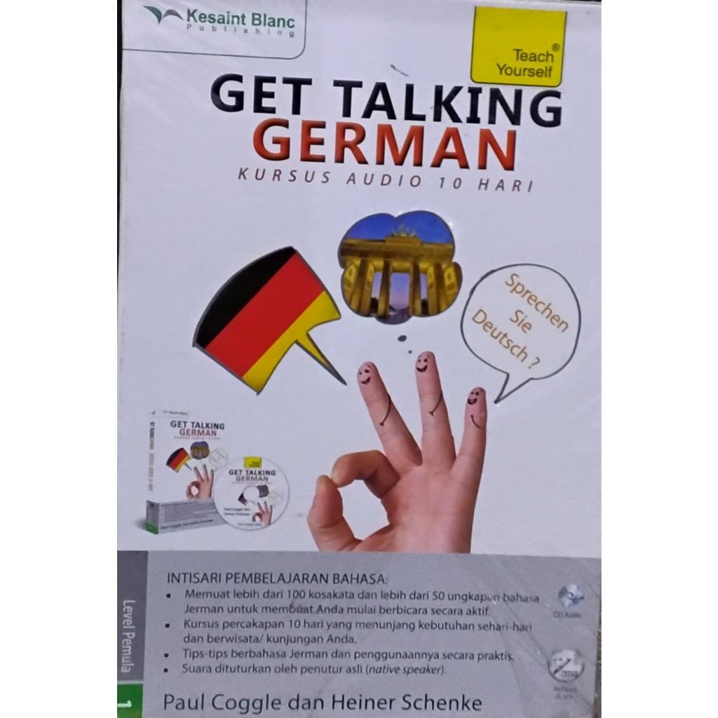 BUKU GET TALKING GERMAN - PAUL COGGLE - KESAINT BLANC ORIGINAL in