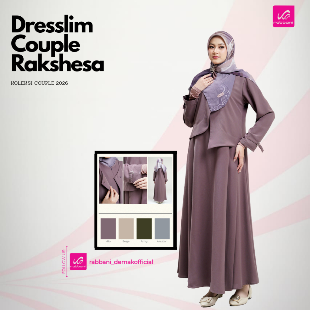 RABBANI - DRESSLIM COUPLE RAKSHESA - COUPLE RABBANI - KOLEKSI COUPLE 2026