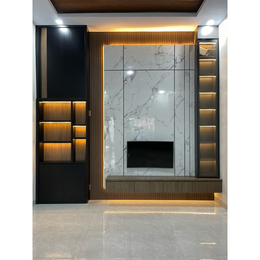 BACKDROP TV & PINTU KAMUFLASE // LEMARI TV // BUFFET TV // BACKDROP DINDING // PINTU KAMUFLASE