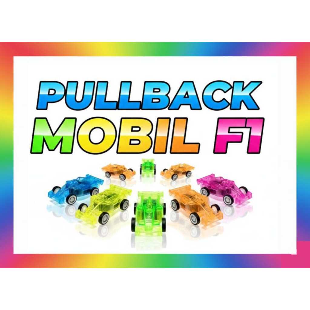 Mobil PULLBACK F1/Mobil balap Pullback warna random