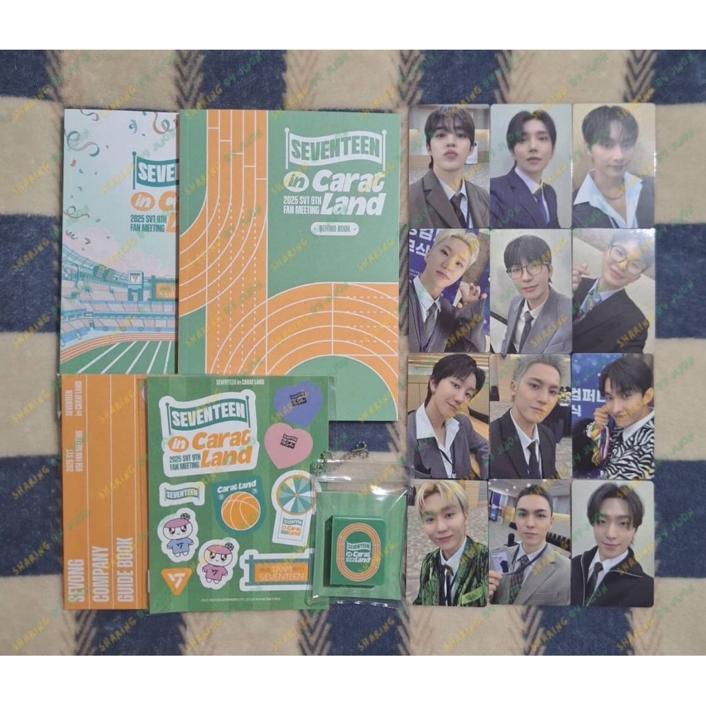 [sharing] Seventeen 9th Fan Meeting in Caratland Memory Book - photocard svt scoups jeonghan joshua 