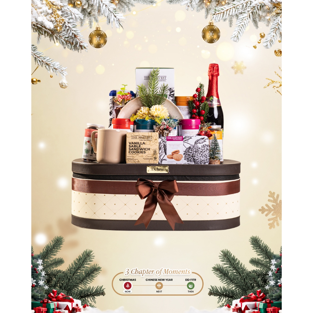 Parcel Natal Hampers Cantik - Harvest Cookies Parcel Deluxe