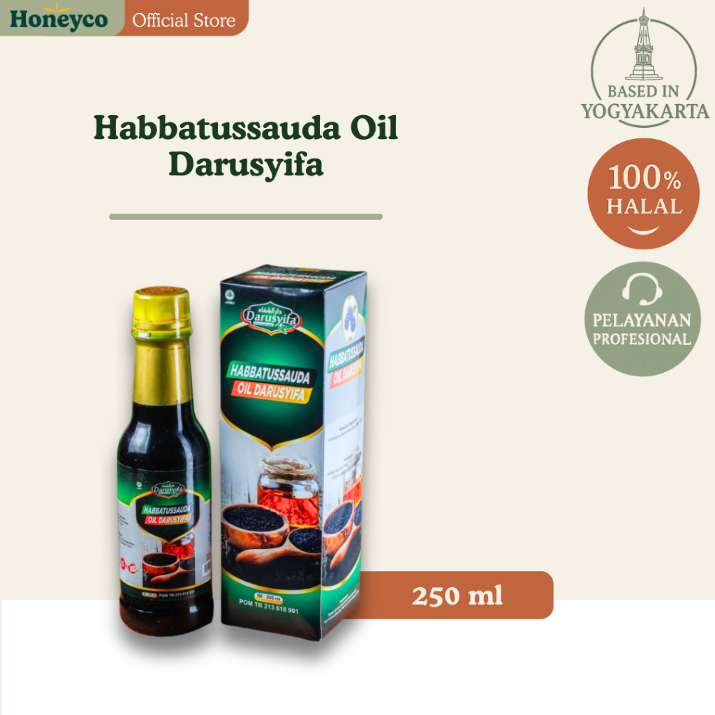 Minyak Habbatussauda Cair Oil - Habbatussauda Oil Asli - Habbatussauda Oil Darusyifa 250 ml