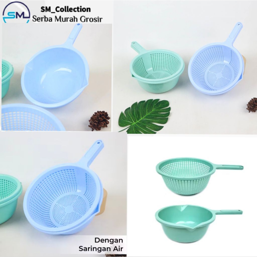 Wakul/bakul nasi plastik/keranjang cuci/wakul set eriko manila kecil