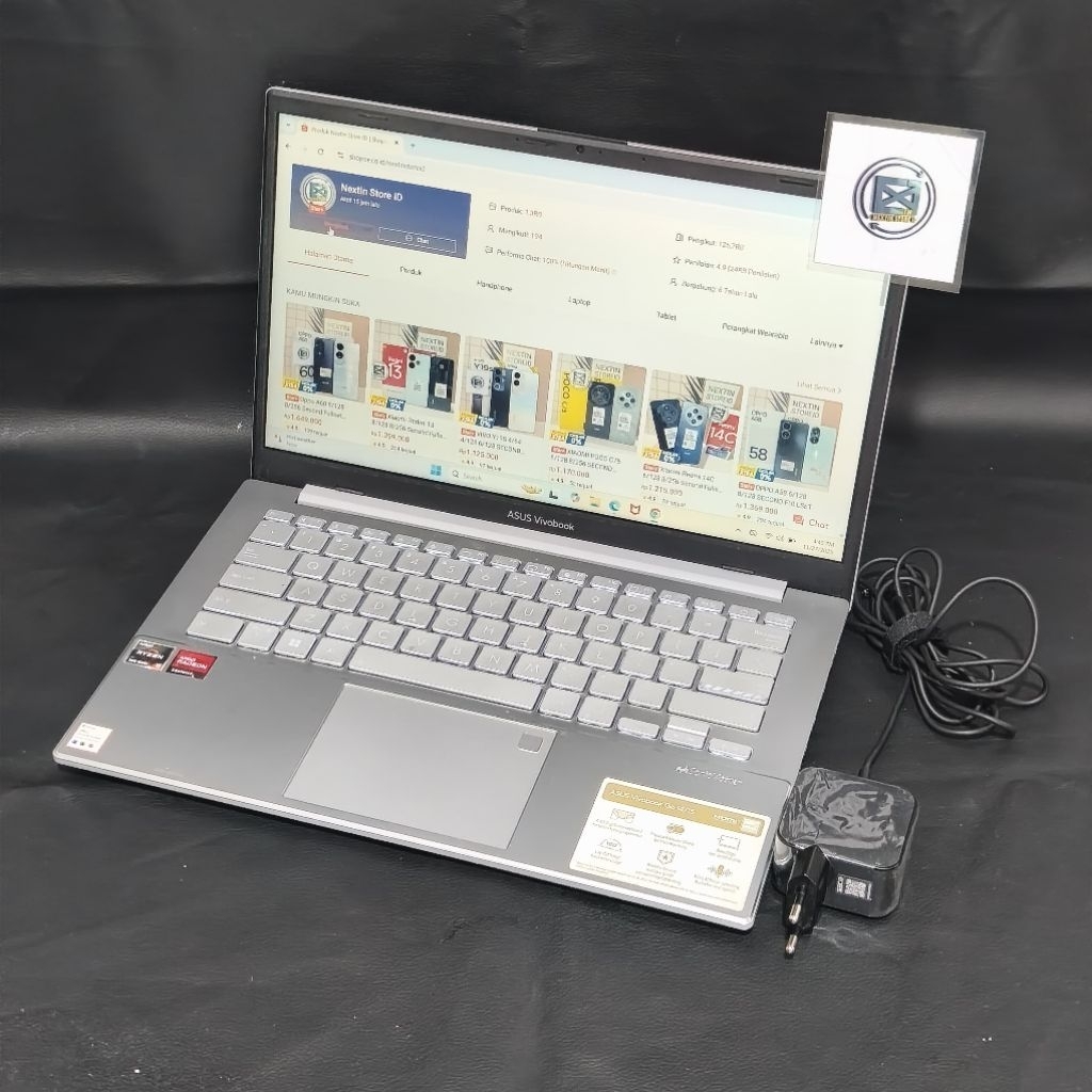 LAPTOP ASUS VIVOBOOK GO E1404FA AMD RYZEN 5 7520U 8GB SSD 512GB SECOND BERGARANSI