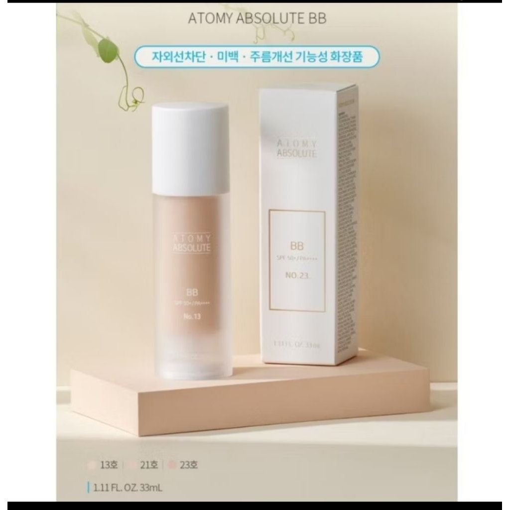 ATOMY Absolute BB Cream SPF50+ PA++++ Pelindung & Ratakan Kulit