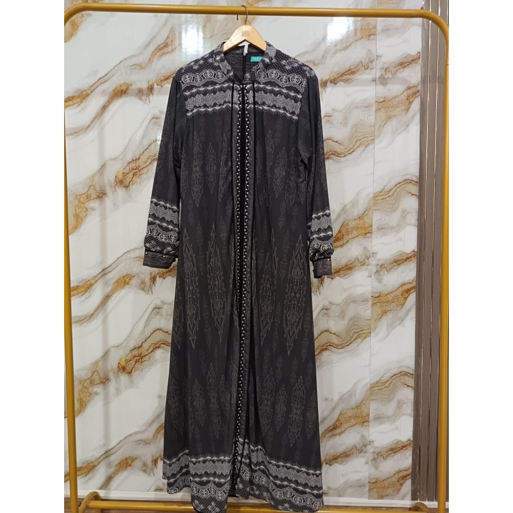 Gamis Jetblack Mewah [Gamis Outer Hitam]Gamis Busui Friendly