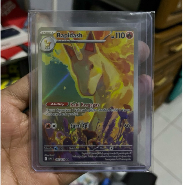 Kartu Pokemon TCG Indonesia sv9s 145/139 AR Rapidash Single