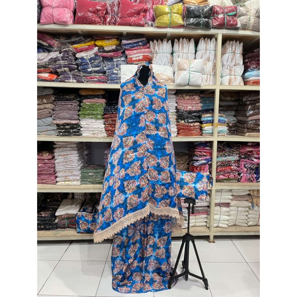 Mukena Sultan Armany Silk Motif Renda 5cm | Mukena Lebaran/Hampers Eksklusif