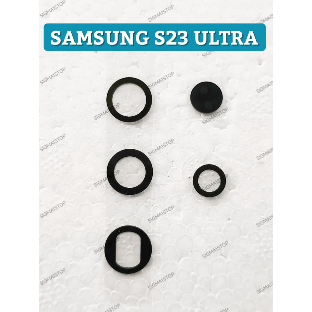 SAMSUNG S23 ULTRA 5PCS  KACA KAMERA BELAKANG LENSA KAMERA