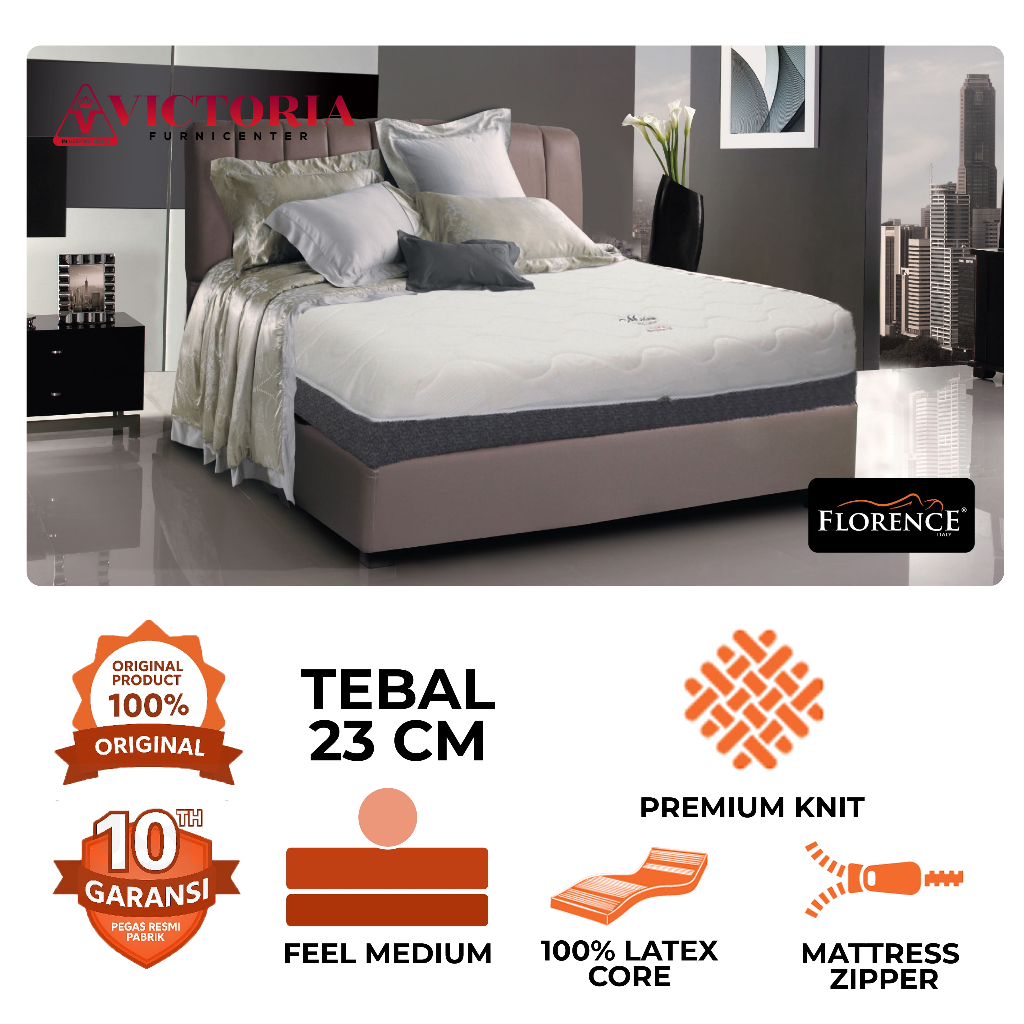 Florence  Milan  Fullset  Full Set  180 x 200  180x200  Kasur Spring Bed Springbed Termurah Paling M