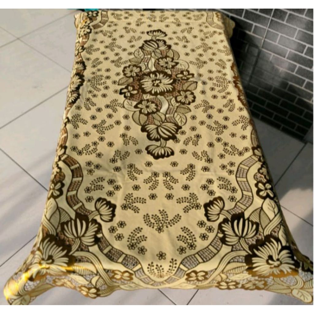 Taplak Meja Vinyl Taplak Meja Ruang Tamu Persegi Ukuran Jumbo 120x60cm