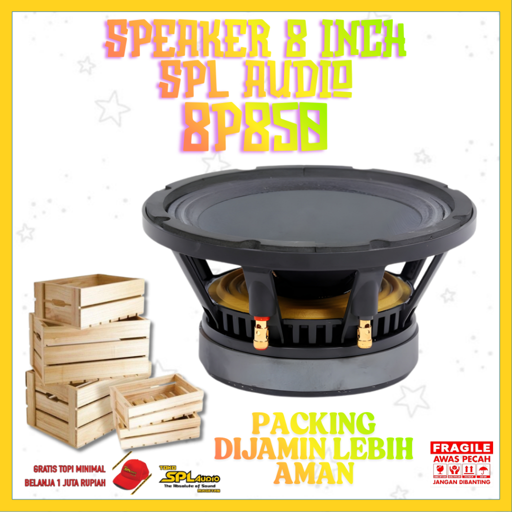 SPL Audio Speaker 8 Inch 8P850