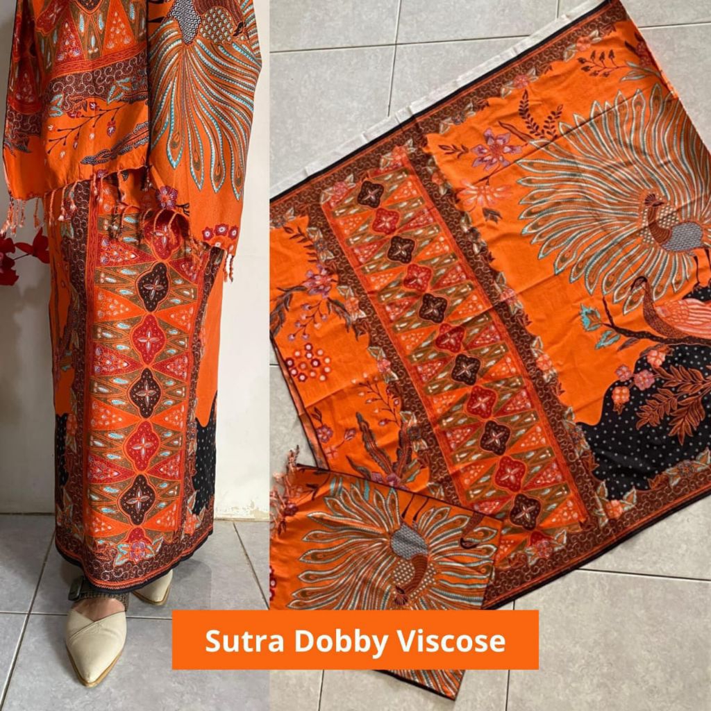 TERBARU KAMEN ATBM DOBBY SUTRA PREMIUM + SET SELENDANG