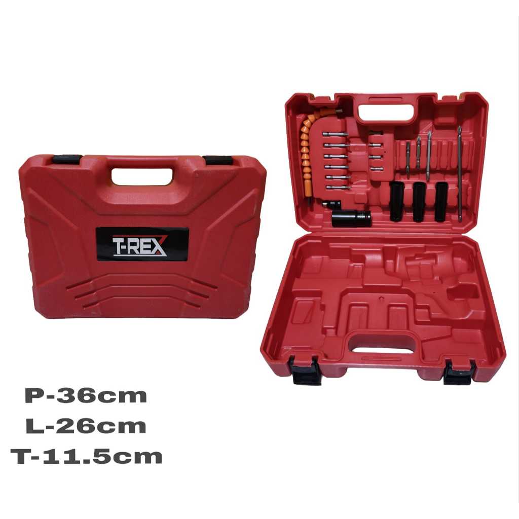 KOPER BOX IMPACT BOX BOR IMPACT BOR BATERAI LENGKAP DENGAN AKSESORIS