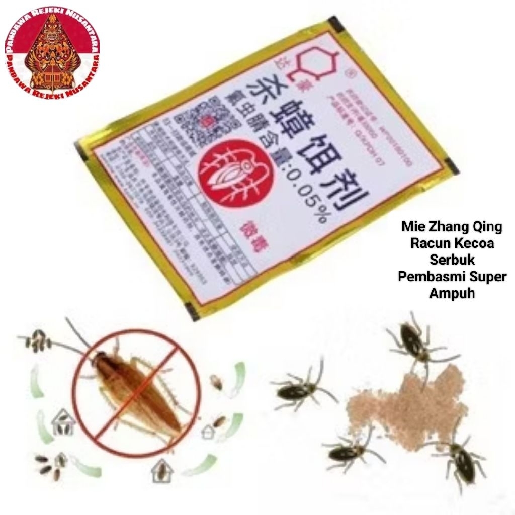 Mie Zhang Qing Racun Kecoa Serbuk Pembasmi Super Ampuh