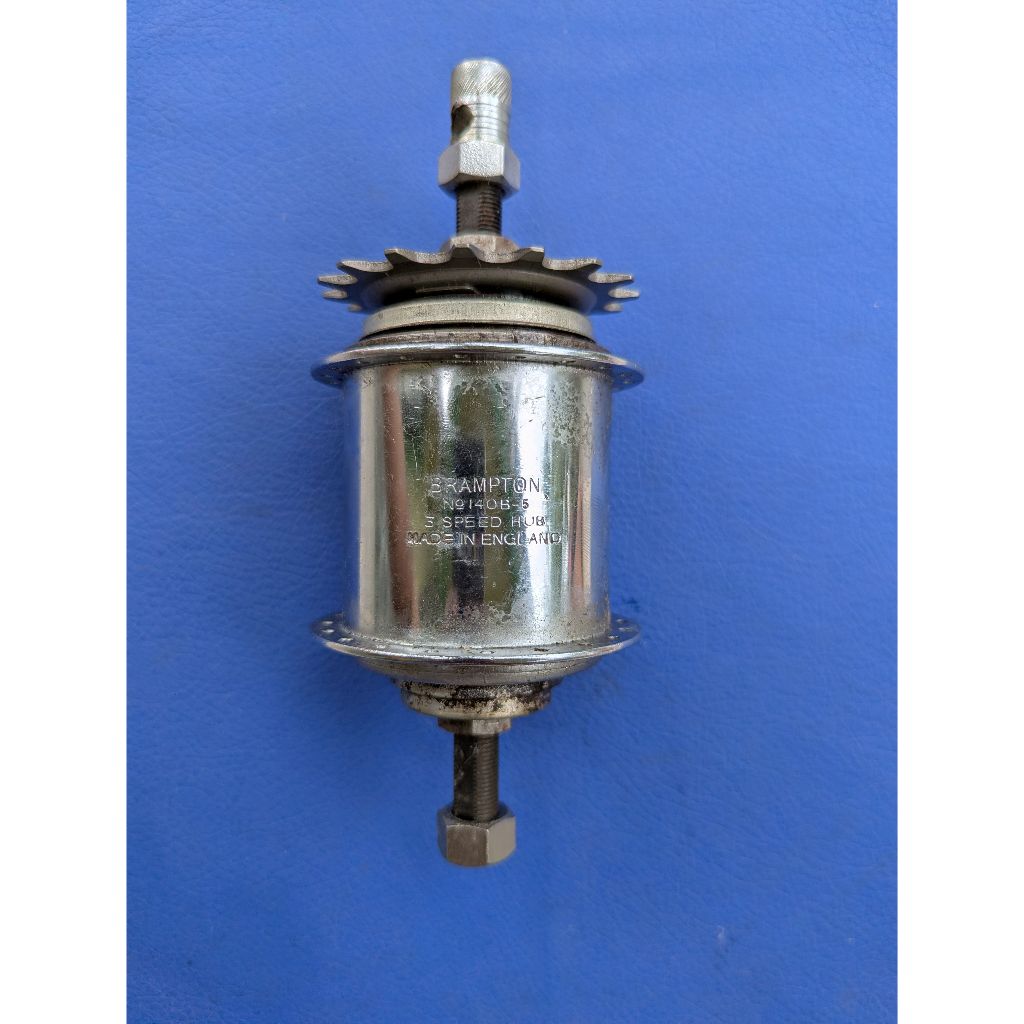 hub belakang internal gir 3 speed brompton england hole 40