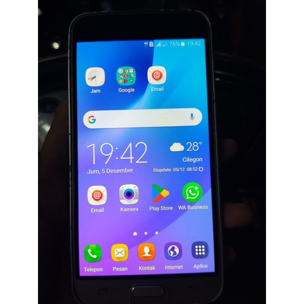 SAMSUNG J3 2016 (SECOND ANDROID) SIAP PAKAI BONUS LCDNYA