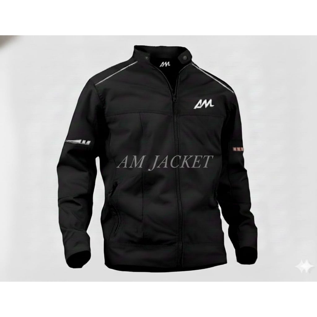 JAKET PRIA BAHAN HORINGTON ORIGINAL JAKET PRIA BERMOTOR