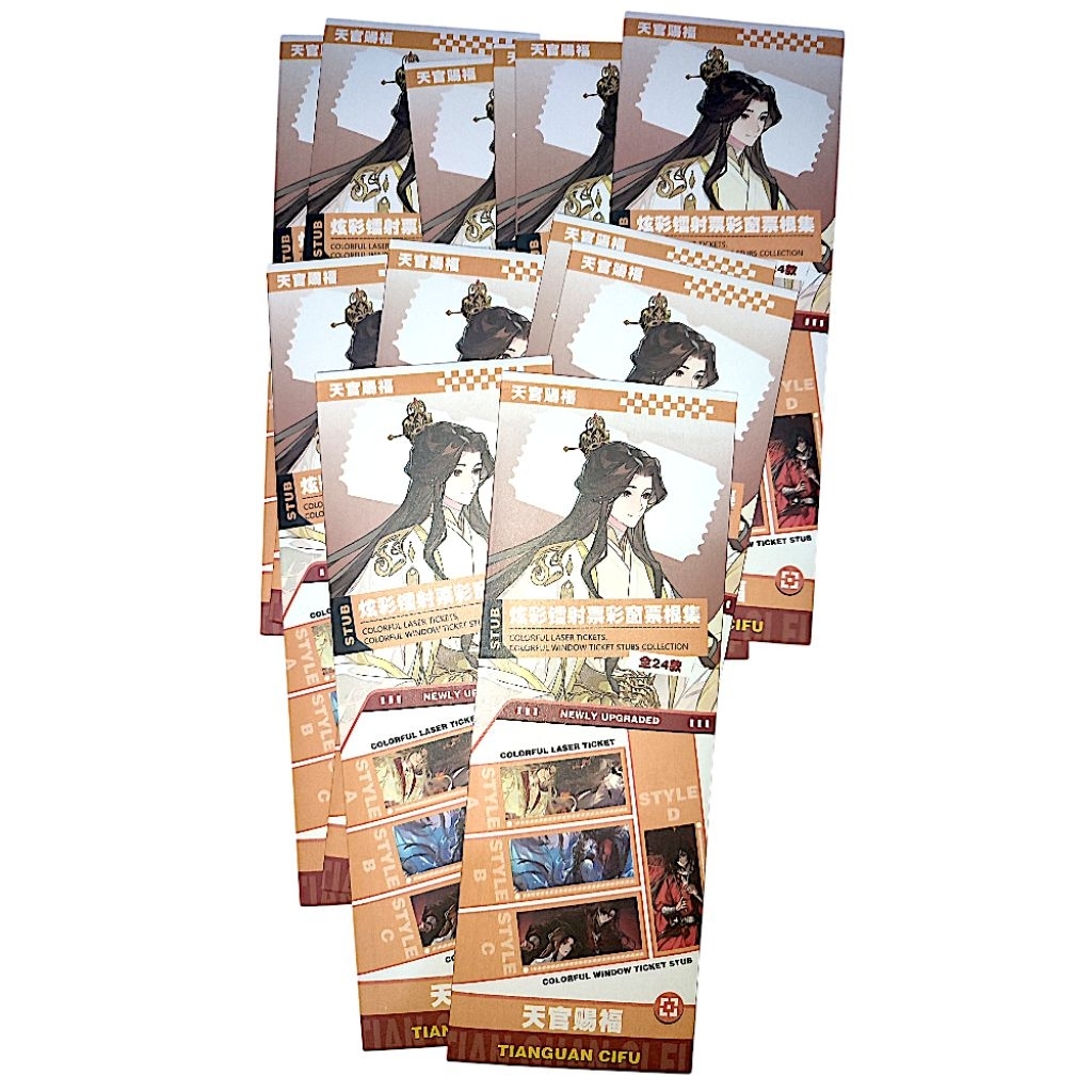 TGCF Heaven Officials Blessing Laser Ticket Series PVC Card Bookmark Collection Merchandise
