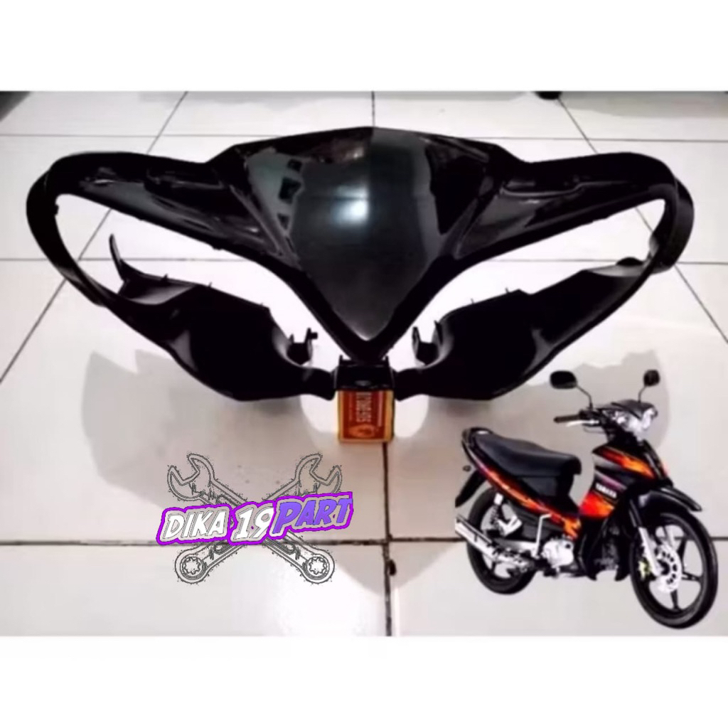 batok depan jupiter z new burhan ori abs hitam glosy