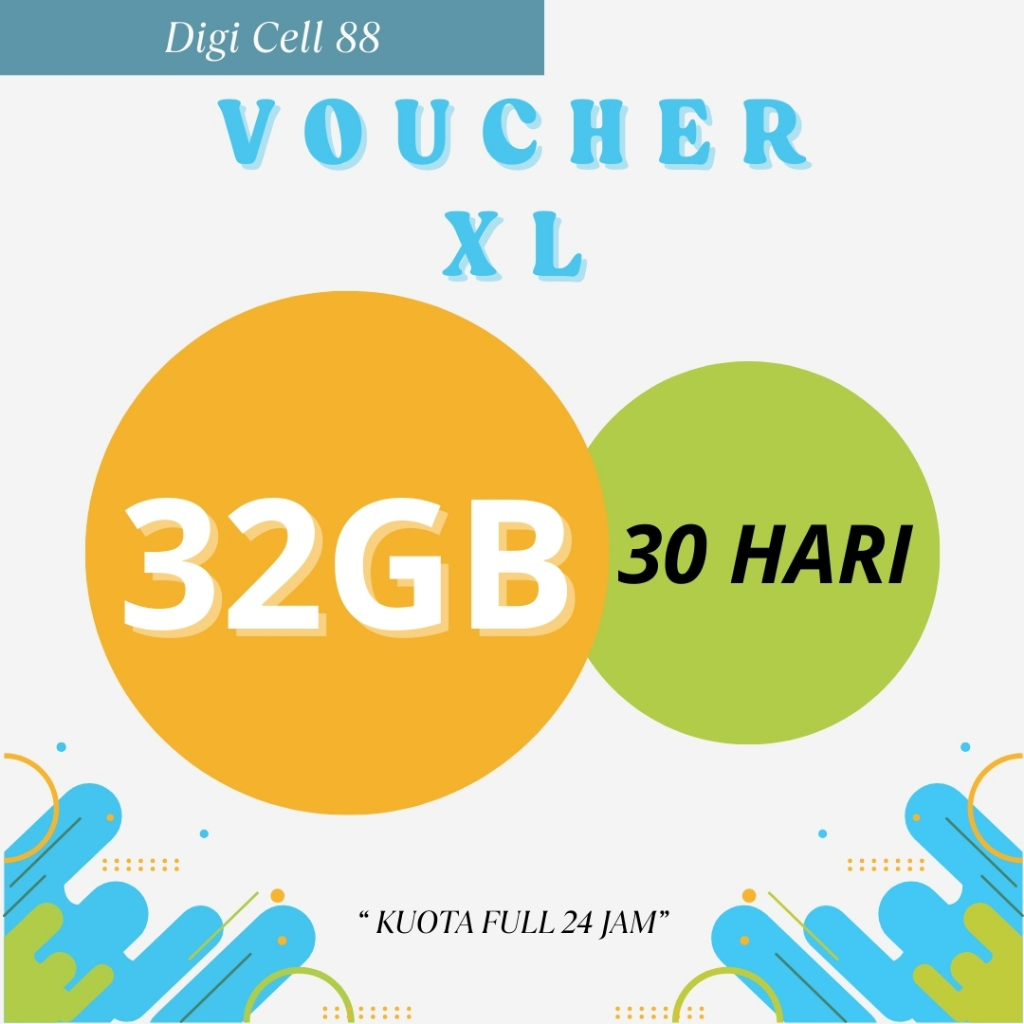 Voucher Internet XL XTRA COMBO FLEX XL 32GB 30HARI Unlimited