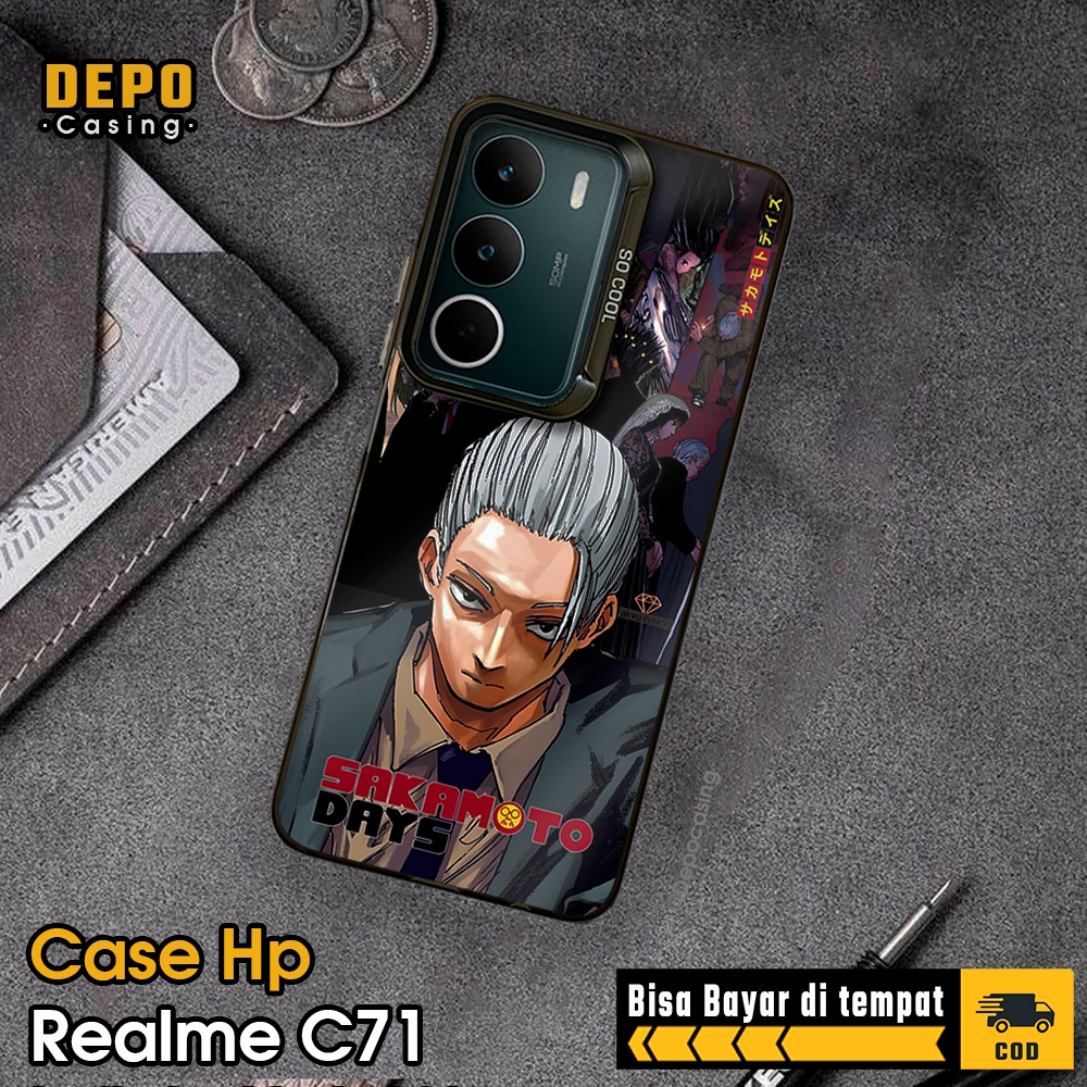 Casing Hp Realme C71 Depo Casing [SKMTO] Premium Casing So Cool Hologram Matte Soft Case Hybrid IMD