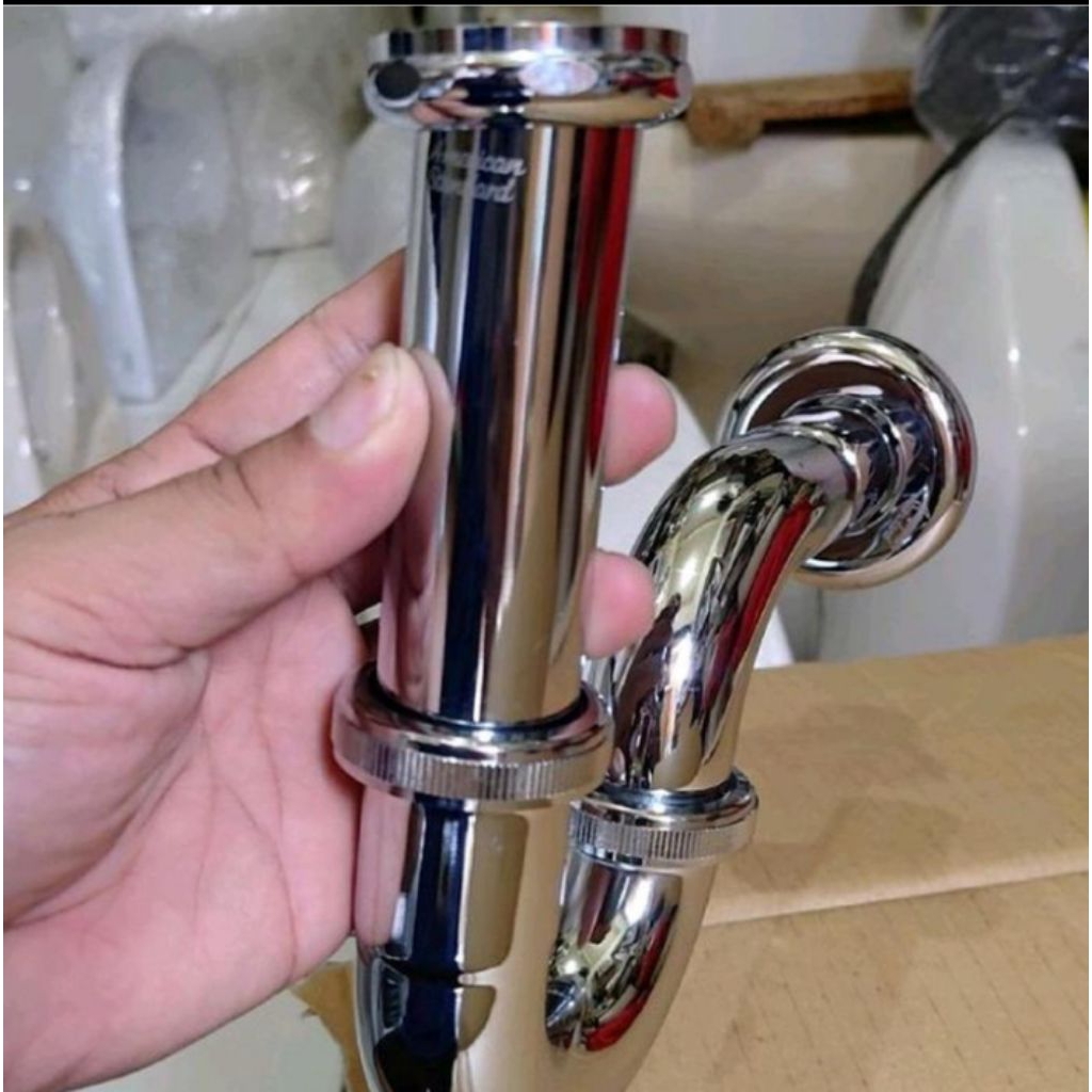 afur sifon pembuangan wastafel/ leher angsa pembuangan wastafel american standard