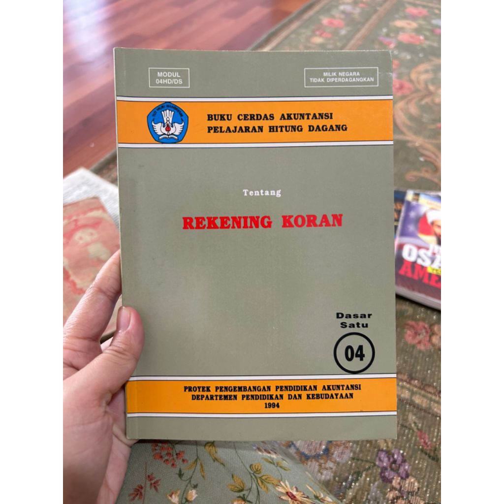 BUKU CERDAS AKUNTANSI PELAJARAN HITUNG DAGANG - REKENING KORAN thn 1994