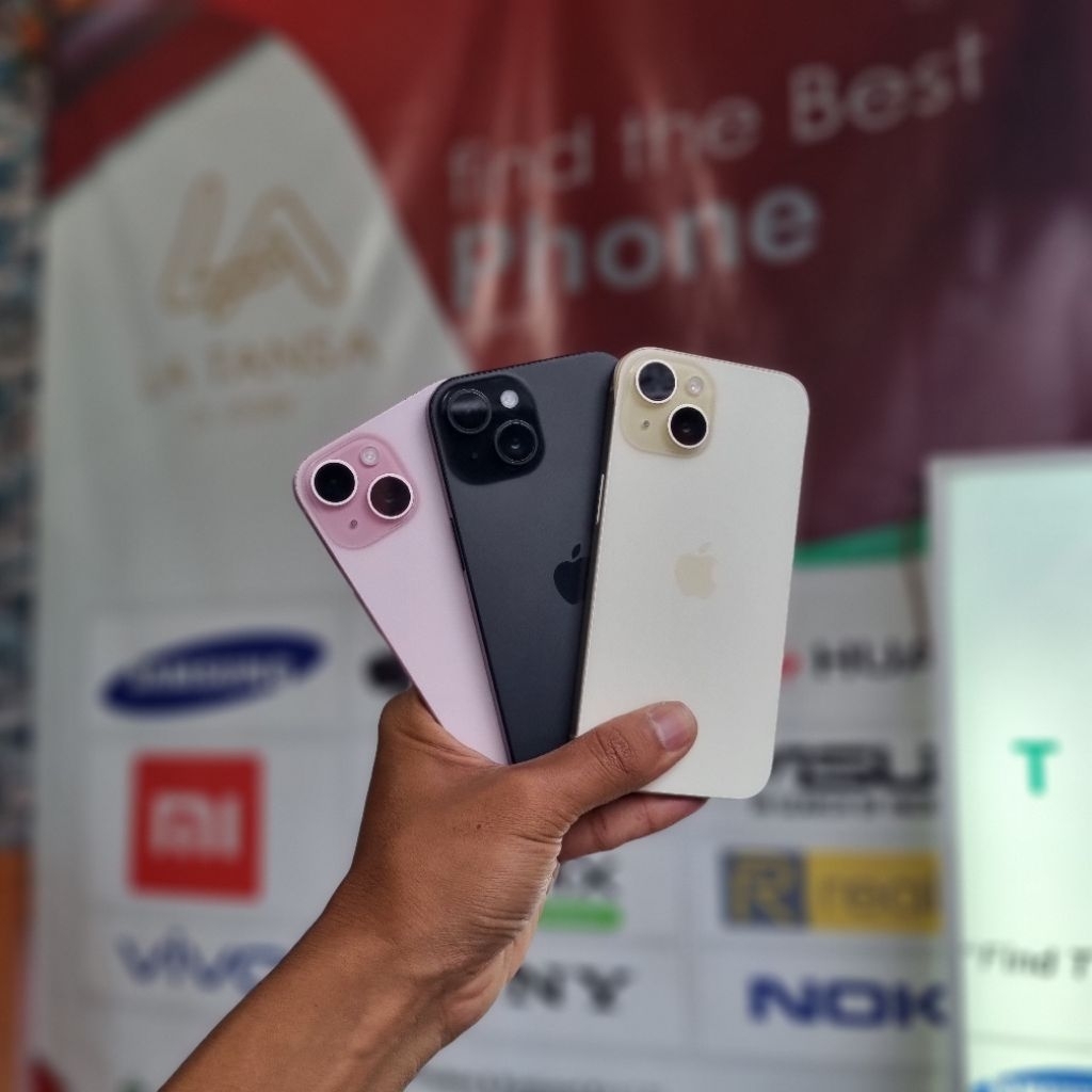 iPhone 15 128gb Garansi Resmi ibox Fulset Original