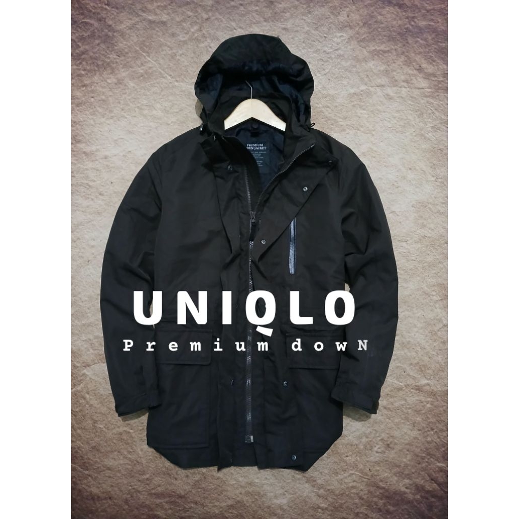 Jaket premium down UNIQLO bekas pakai