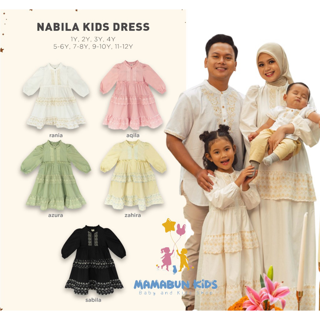 MAKASSAR Bohopanna Nabila Baby Dress | Nabila Kids Dress | Nabila Mommy Dress