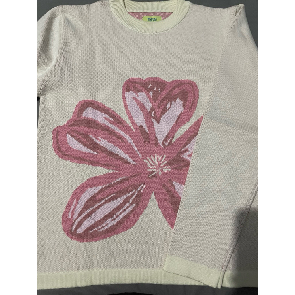 Prelove Claire Blossom Sweater Bwbyaz, Blouse, Kemeja This is april