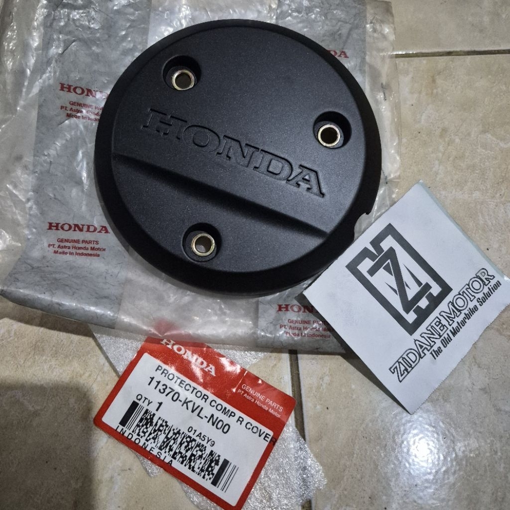 11370-KVL-N00 cover kafer kofer turup bak blok kanan kopling honda supra x125 batman original AHM