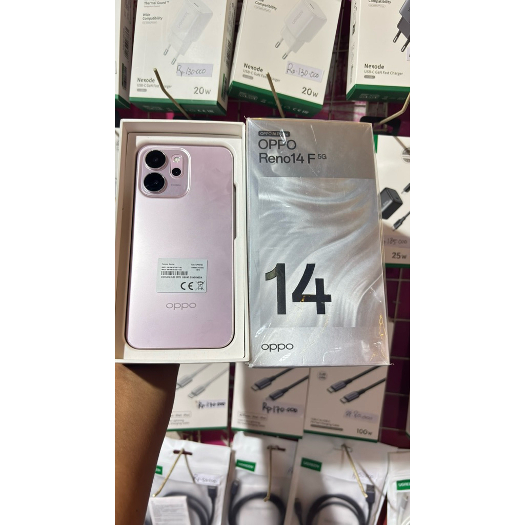 OPPO RENO 14f 5G 8/256 SECOND FULLSET BNOB