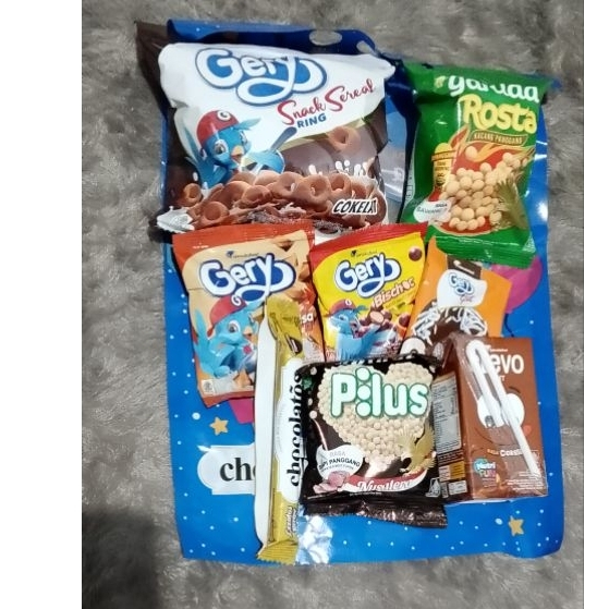 COD GROSIR MINIM 5PAKET READY SIAP KIRIM PAKET SNACK GARUDA FREE SUSU CLEVO LKS/HAMPERS