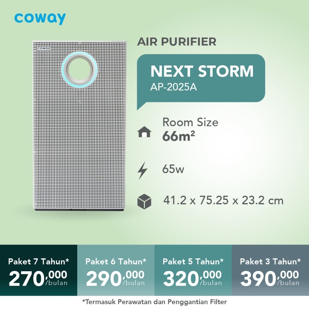 Coway Air Purifier Type NEXT STORM (AP-2025A)