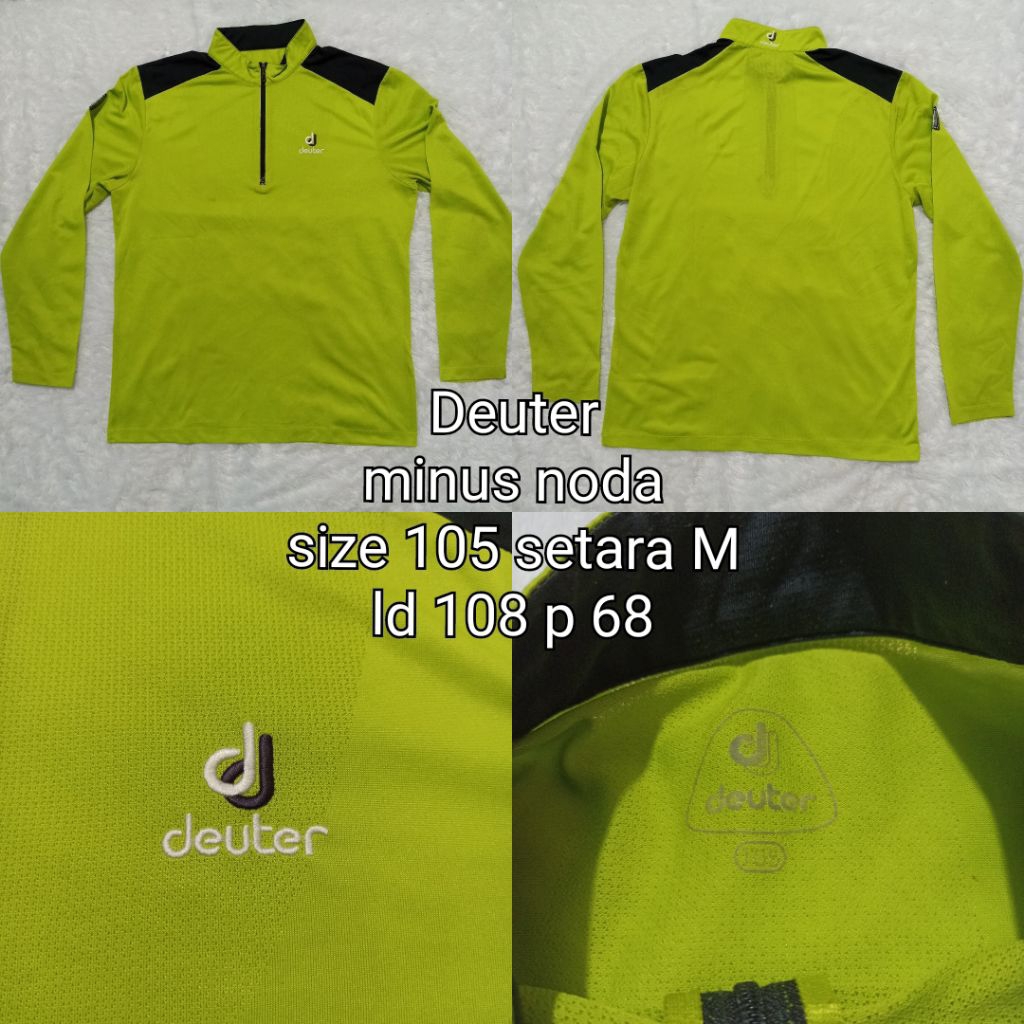Deuter | baselayer gunung second brand lengan panjang | size M