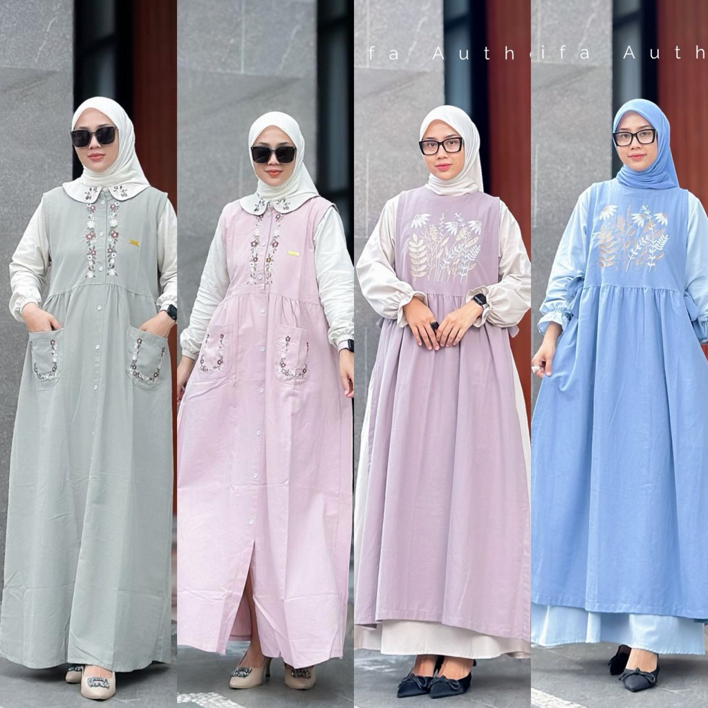 GAMIS CHATIFA + OTHER/ DRESS CHATIFA ORI