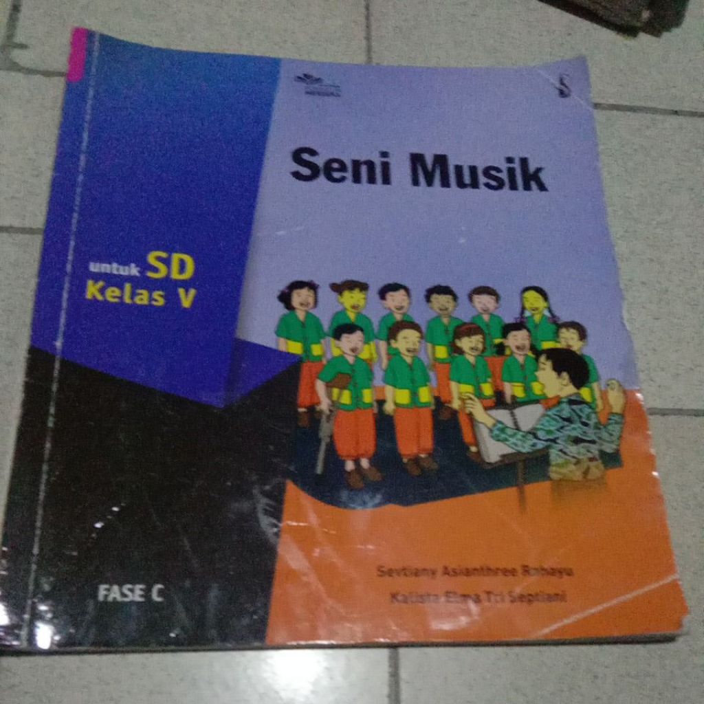 BUKU SENI MUSIK UNTUK SD KELAS 5 FASE C KURIKULUM MERDEKA TERBITAN KANISIUS