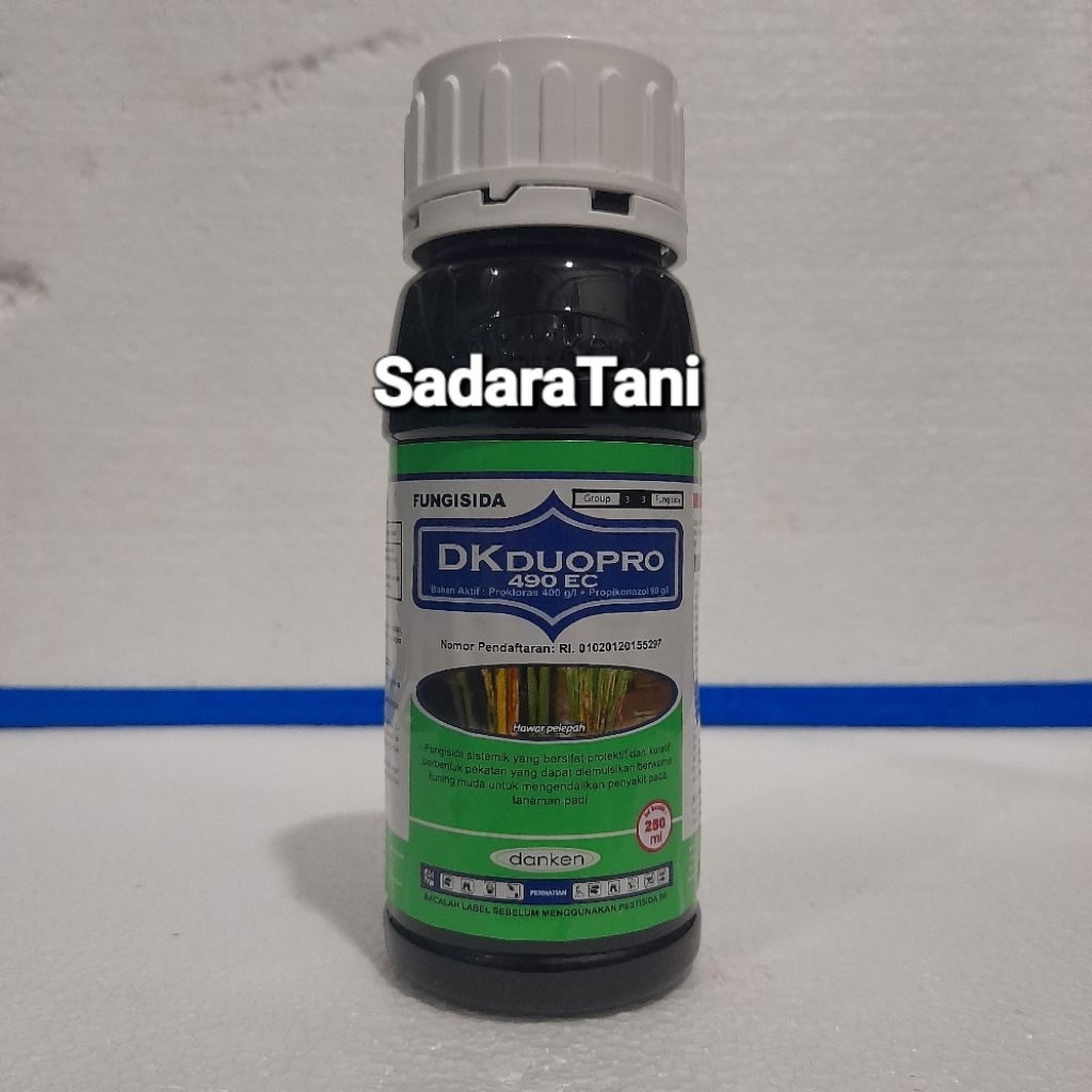 Fungisida DKDUOPRO 490EC @250ml Bahan Aktif : Prokloraz 400g/l + Propikonazol 90g/l