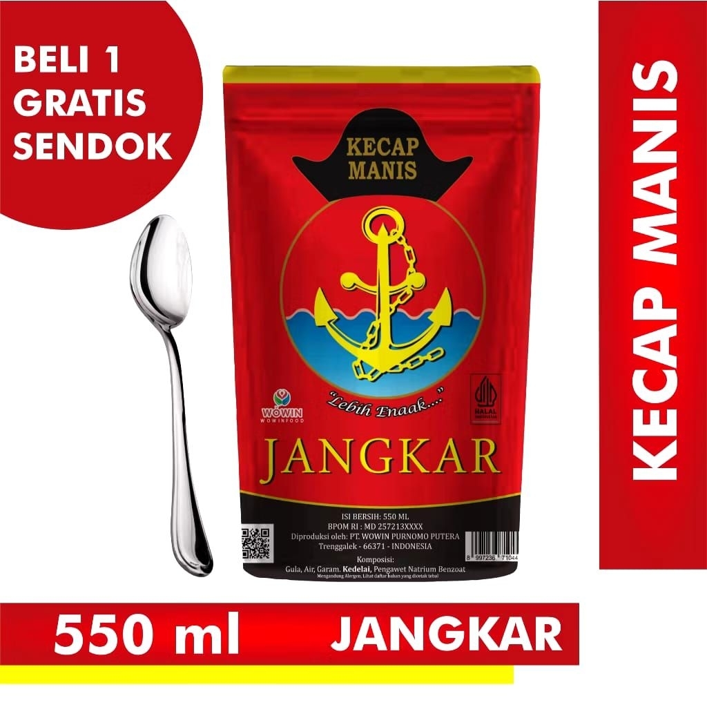 Kecap Manis Jangkar 550ml Lebih Enak Manis