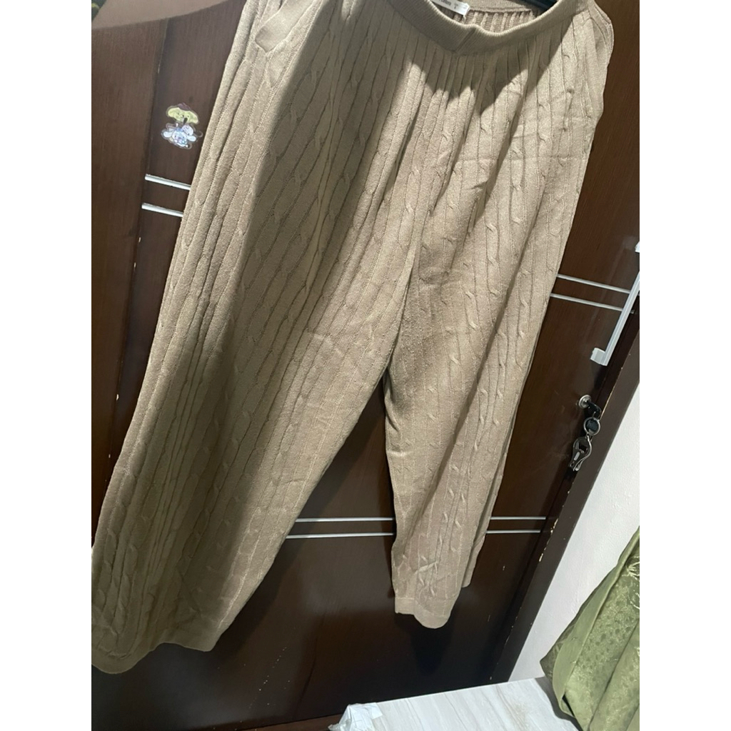 Et Cetera Celana Kulot Knit Brown