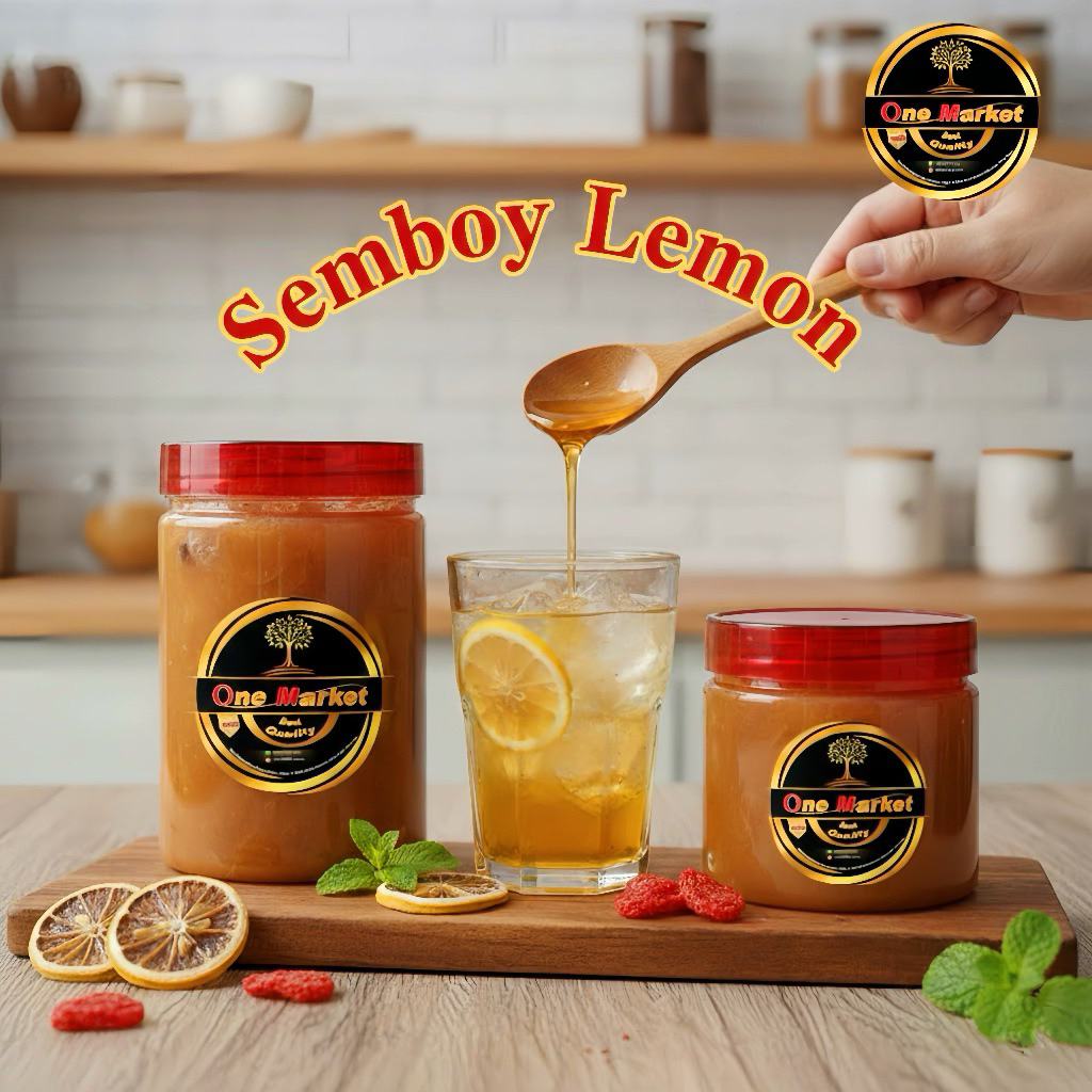 Sirup Honey Lemon Ginger & Semboy (sirup lemon madu jahe & Semboy) ONE MARKET MEDAN