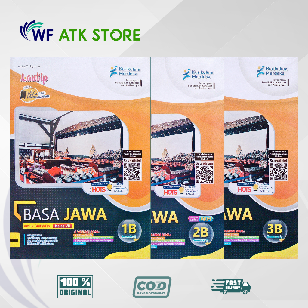 LKS Bahasa Jawa Timur SMP/MTS Kelas 7 8 9 Semester 2 - Lantip - Kurikulum Merdeka