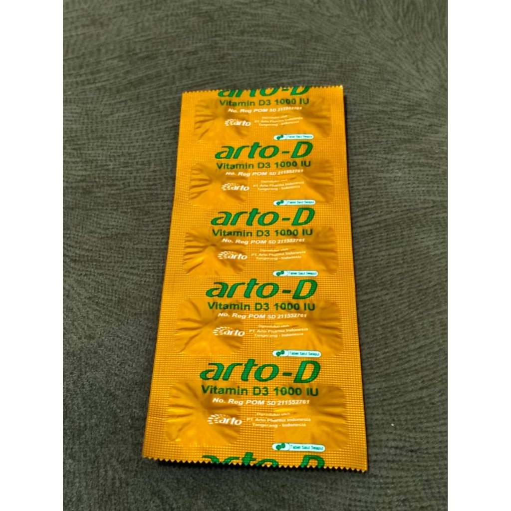 vitamin D3  Arto d strip 10 tablet