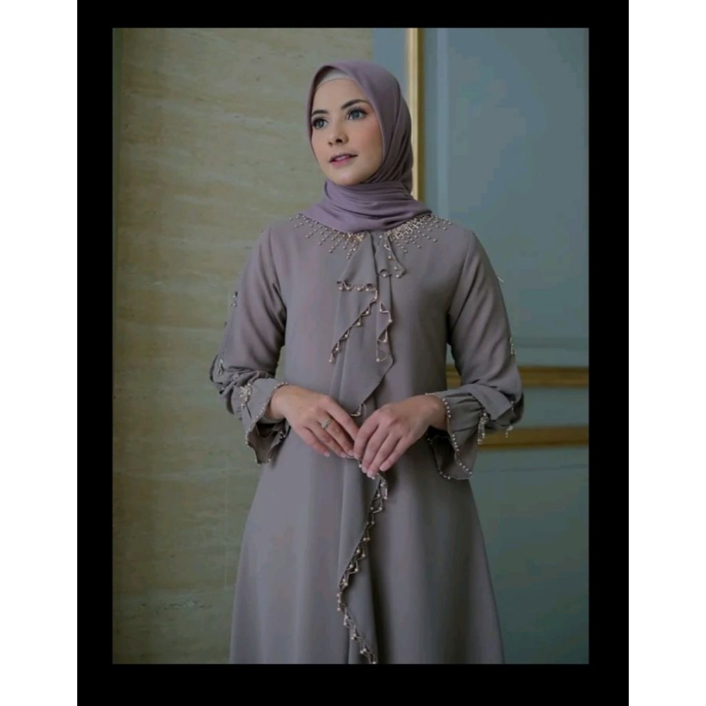 NAZMA DRESS BY JAVINA ORIGINAL/gamis javina/javina original