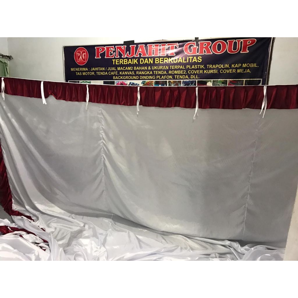 plafon tenda datar 5x5