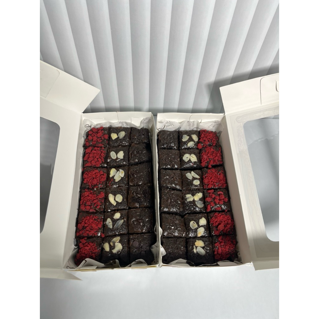 Fudgy brownies 20x10